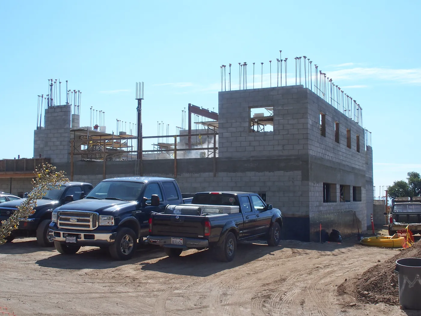 Pritzlaff Conservation Center construction, Exterior looking southeast
