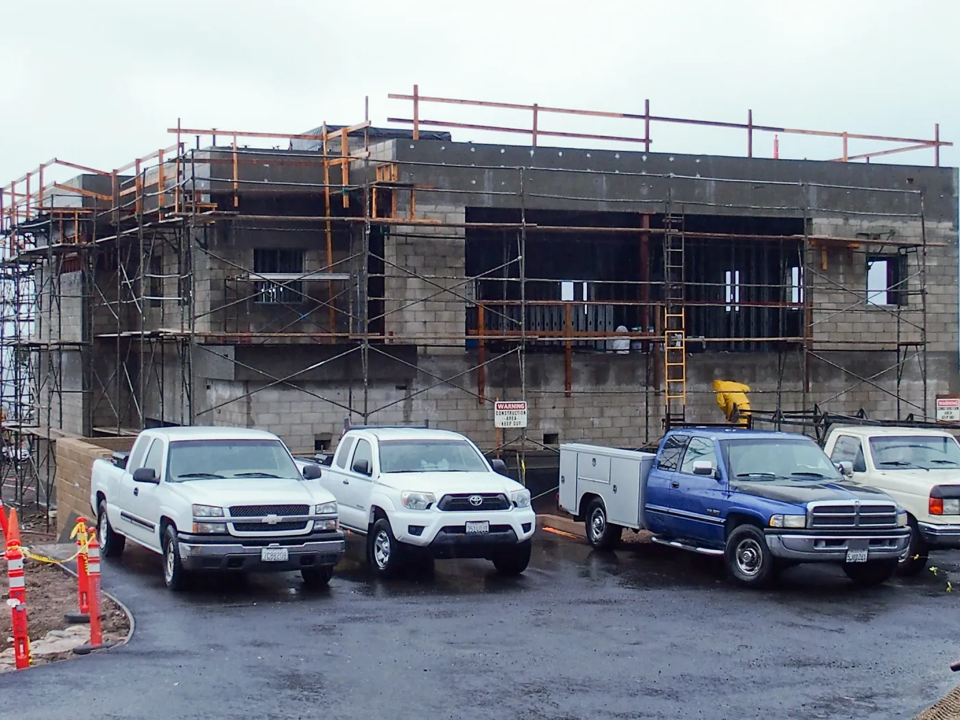 Pritzlaff Conservation Center Construction, exterior looking southwest