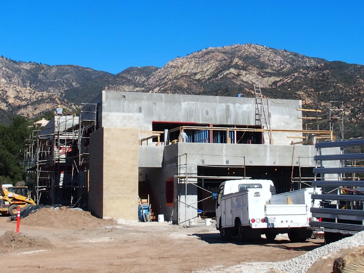 Pritzlaff Conservation Center Construction, Exterior looking northeast