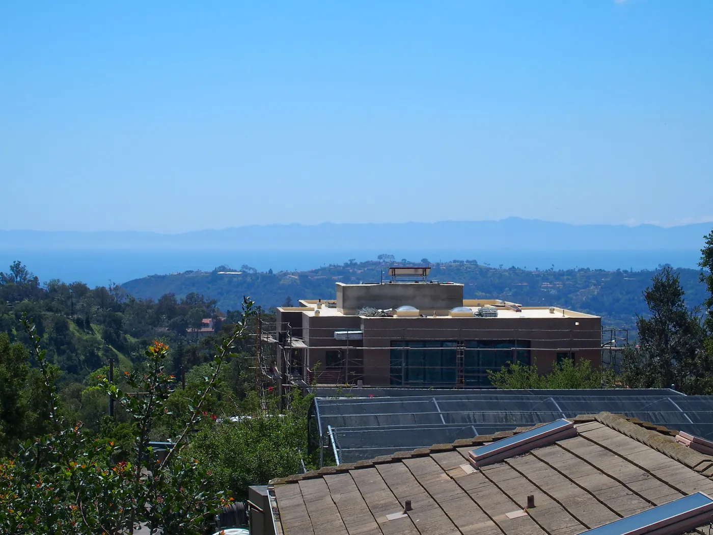 Pritzlaff Conservation Center construction, view looking south from upper parking lot