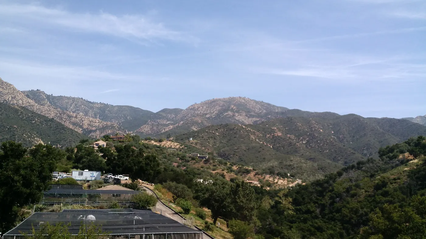 Pritzlaff Conservation Center construction, view from roof looking northeast