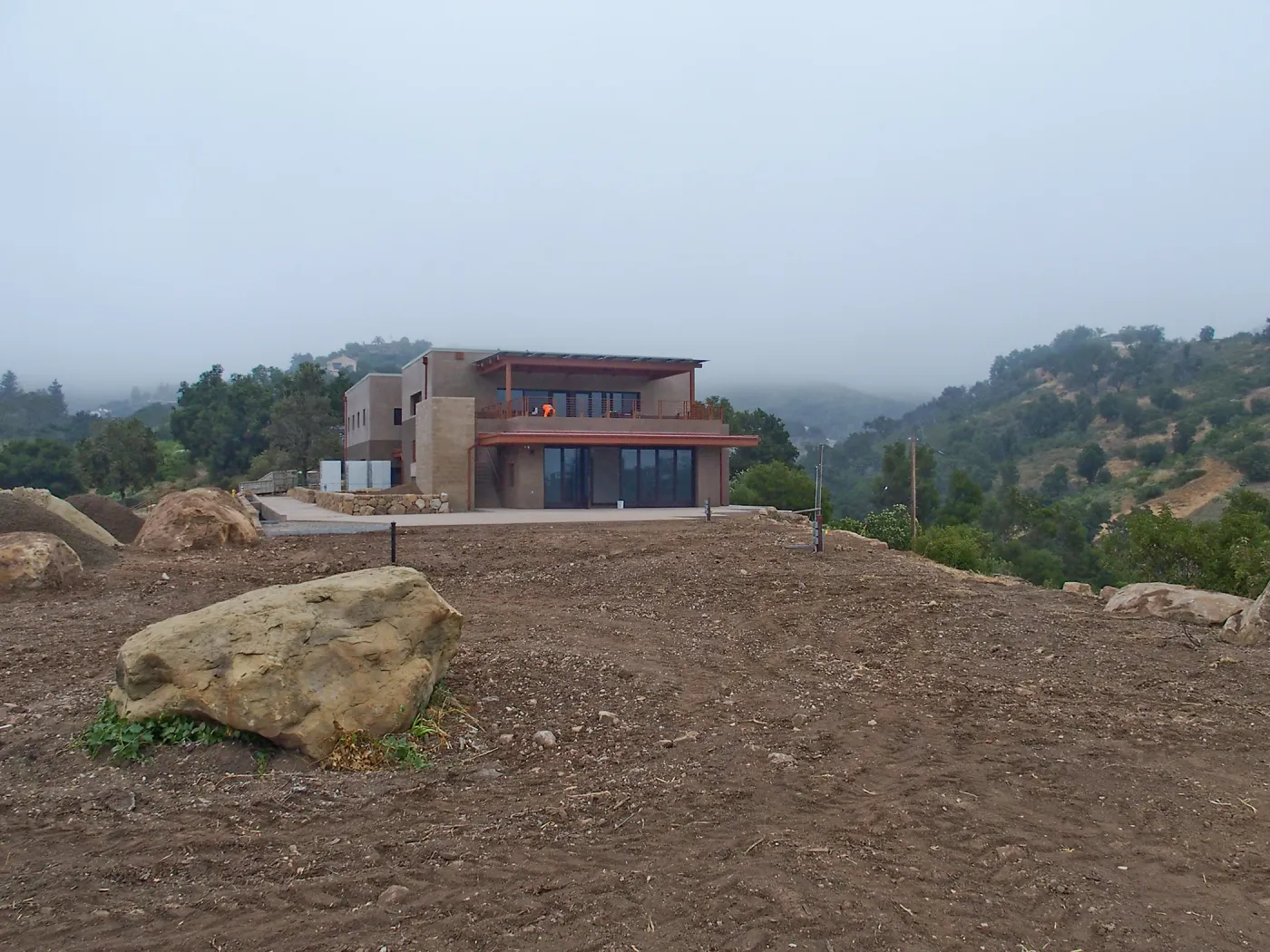 Pritzlaff Conservation Center Construction, Exterior looking northeast