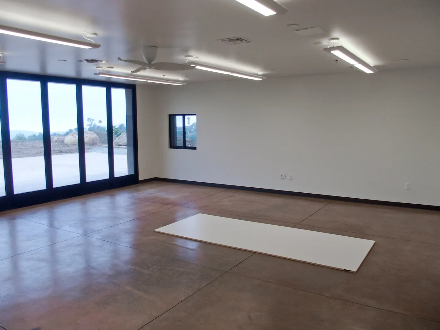 Pritzlaff Conservation Center Construction, Exhibit Room, looking southwest
