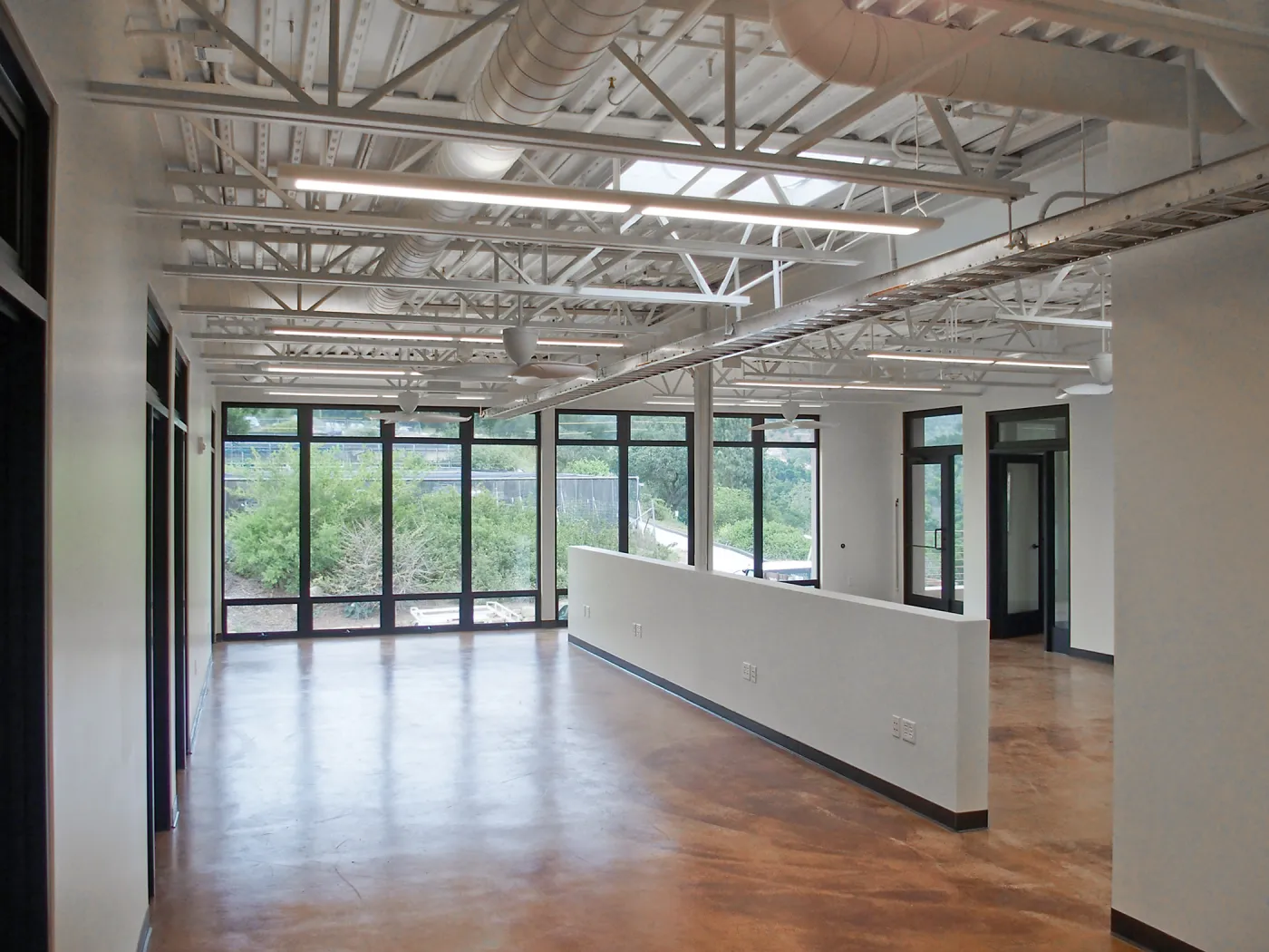 Pritzlaff Conservation Center Construction, looking northeast across Administrative office area