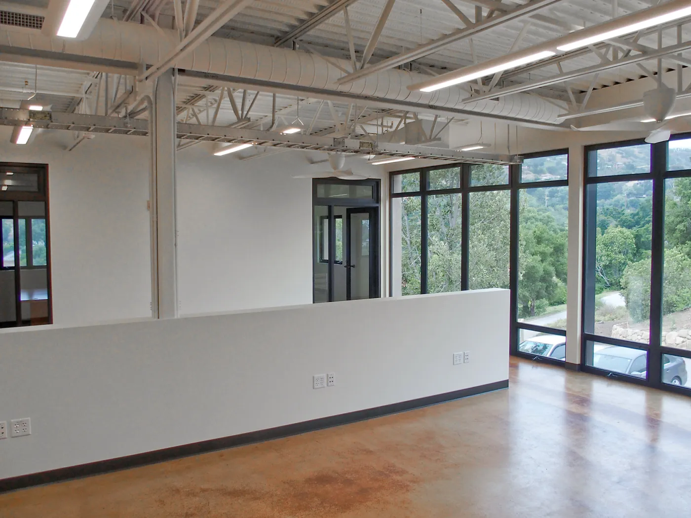 Pritzlaff Conservation Center Construction, looking northwest across Administrative office area
