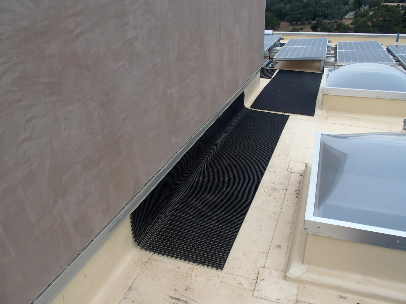 Pritzlaff Conservation Center construction, roof detail