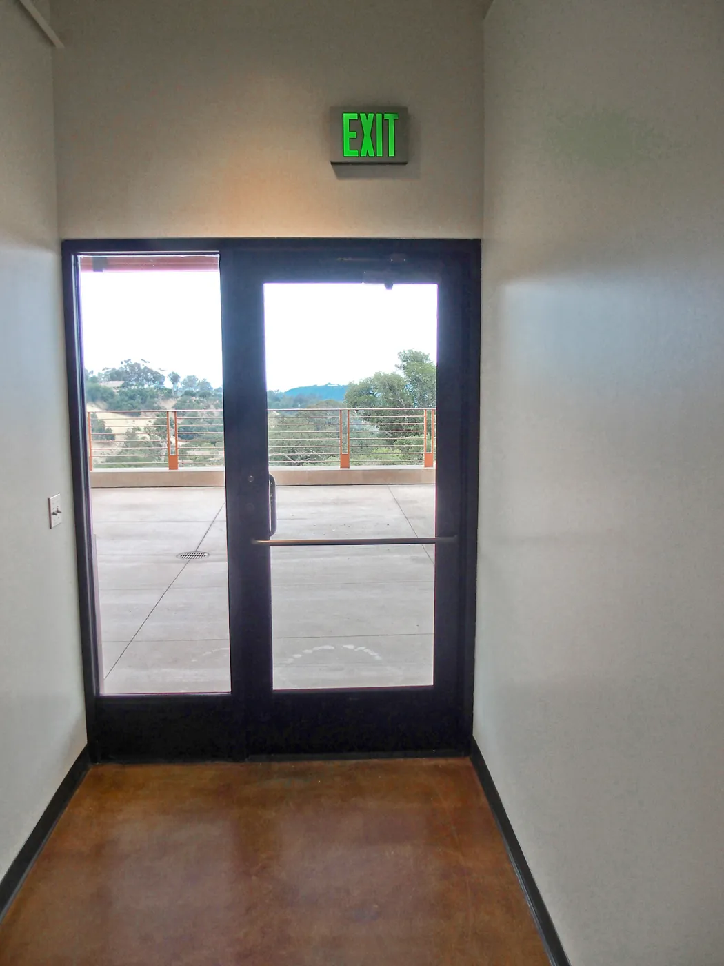 Pritzlaff Conservation Center construction, deck entrance