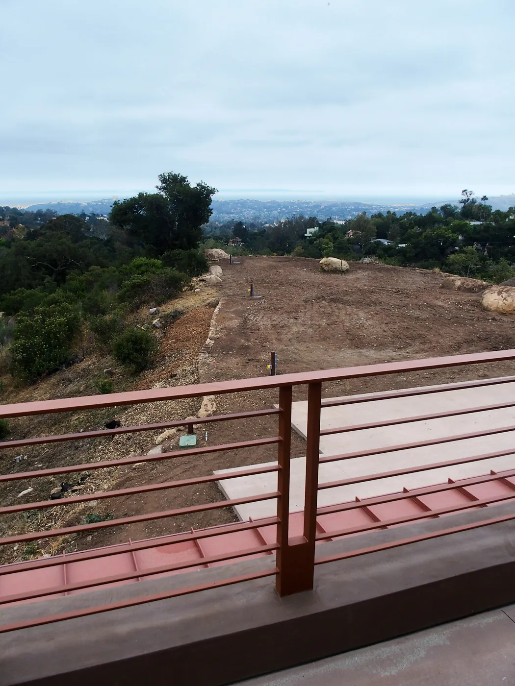 Pritzlaff Conservation Center construction, view towards south from deck