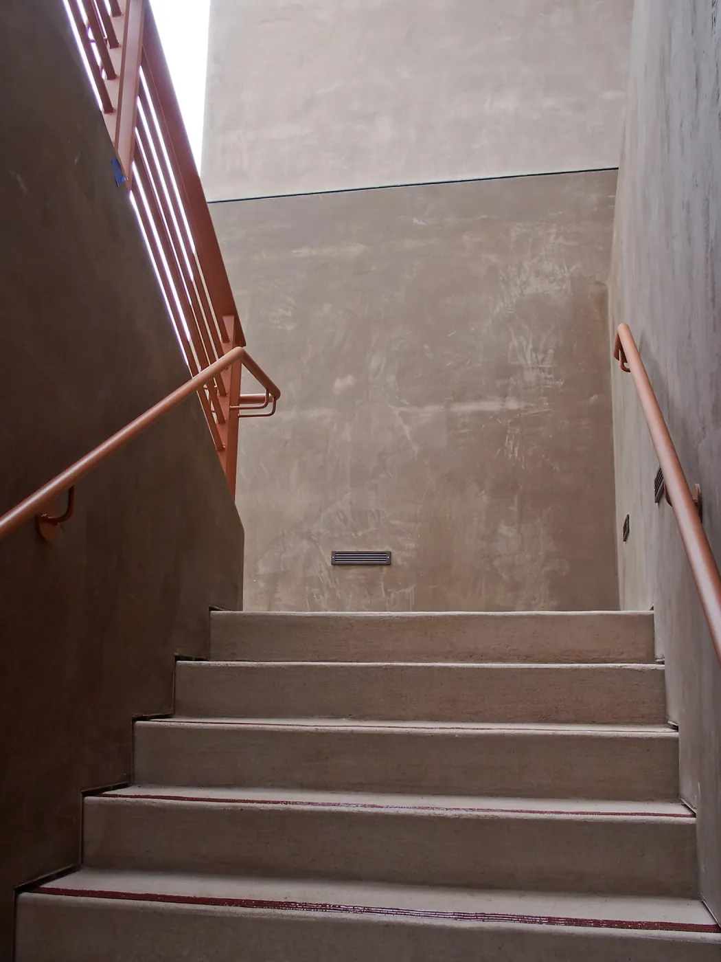 Pritzlaff Conservation Center construction, exterior stairway