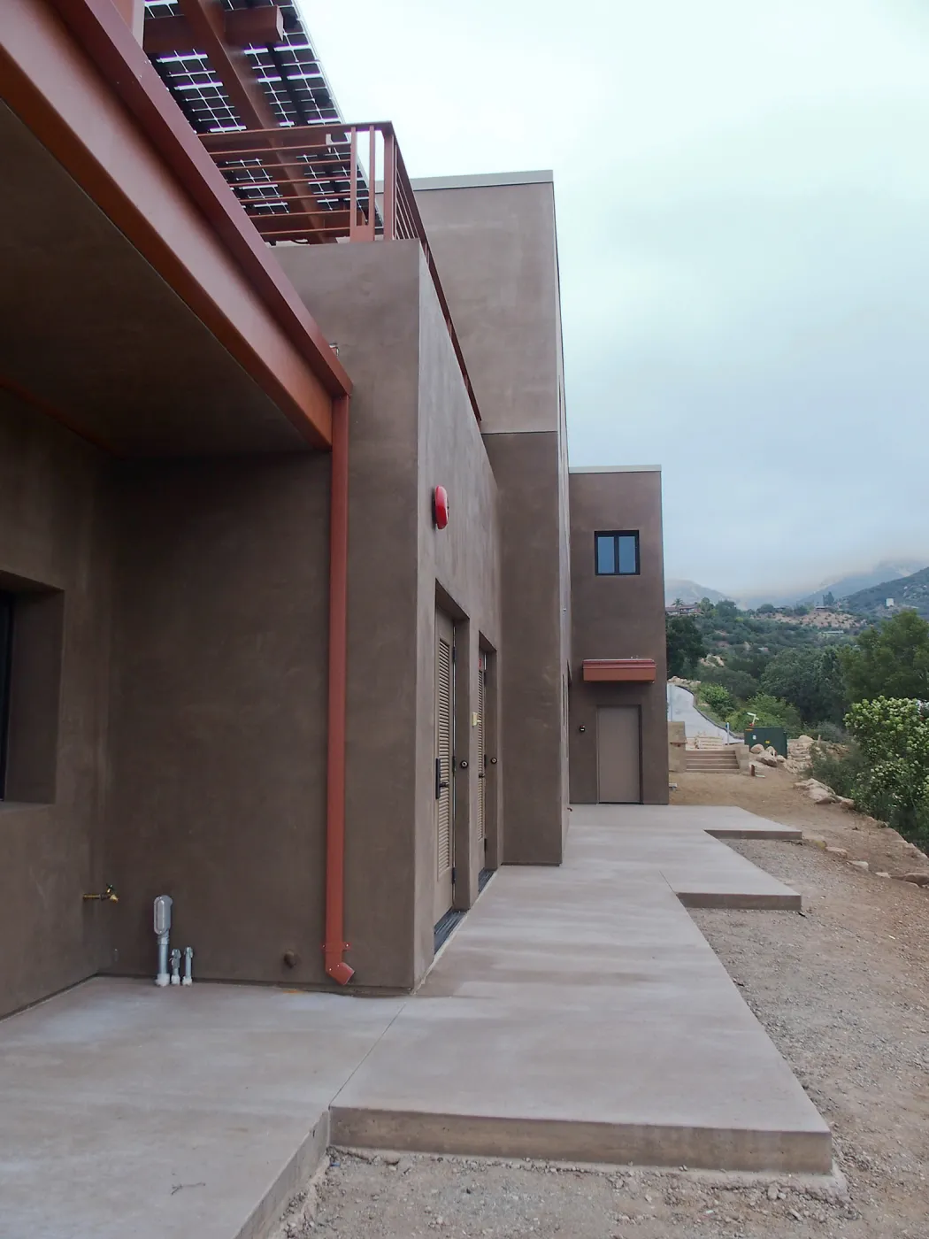 Pritzlaff Conservation Center construction, east face looking north