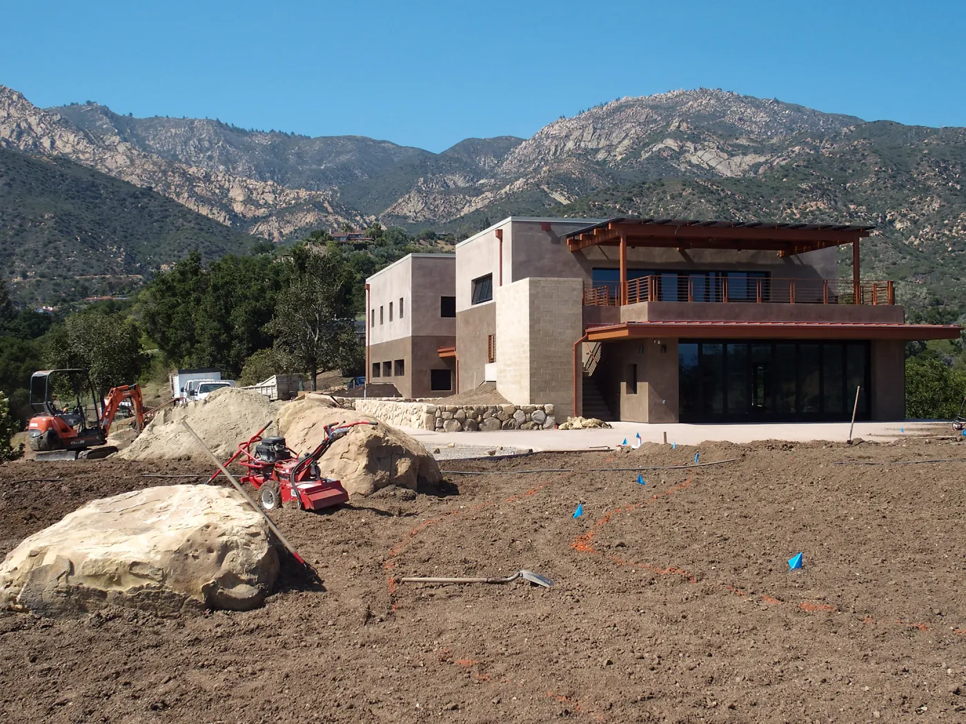 Pritzlaff Conservation Center Construction, Exterior looking northeast