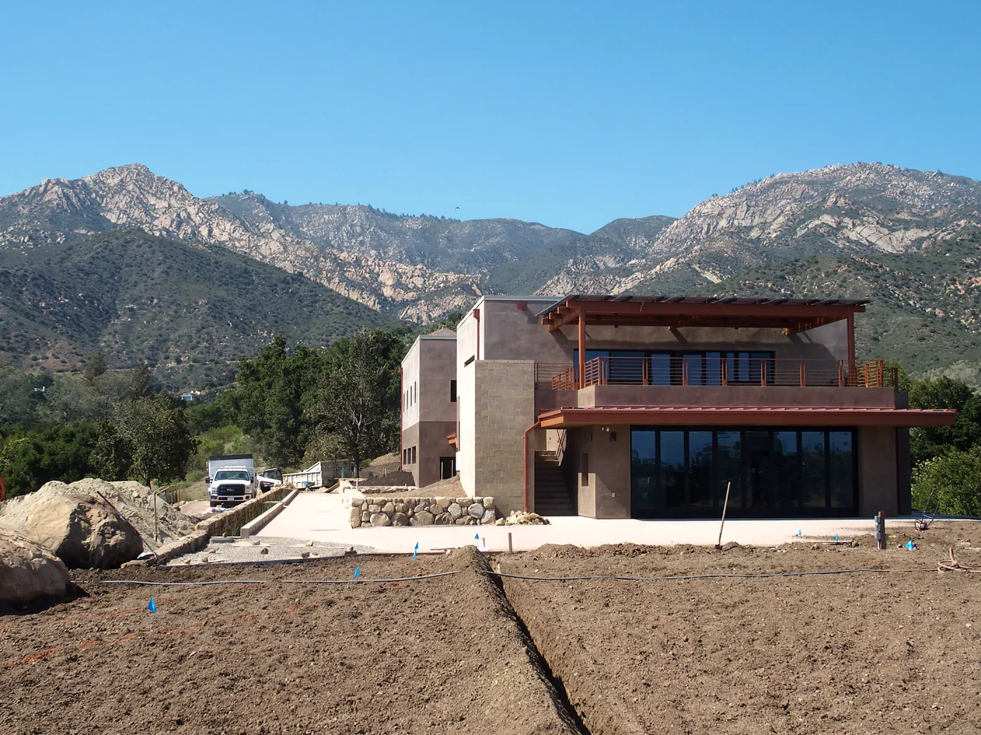 Pritzlaff Conservation Center Construction, Exterior looking northeast