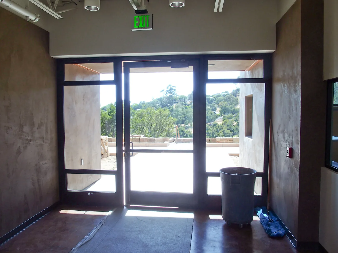 Pritzlaff Conservation Center construction, lobby looking west