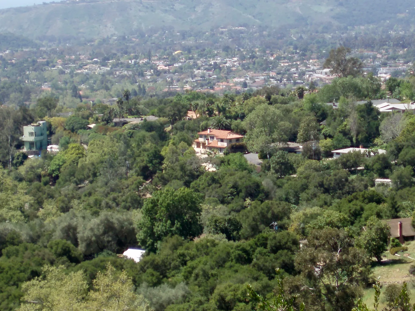View towards southwest from Cavalli Ridge