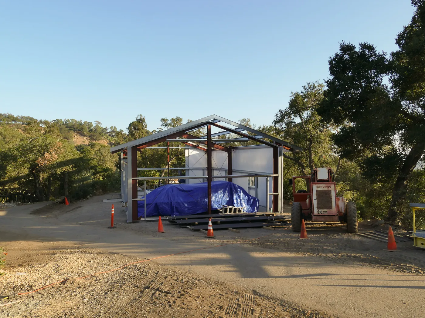 Horticulture Barn Construction, exterior looking southeast