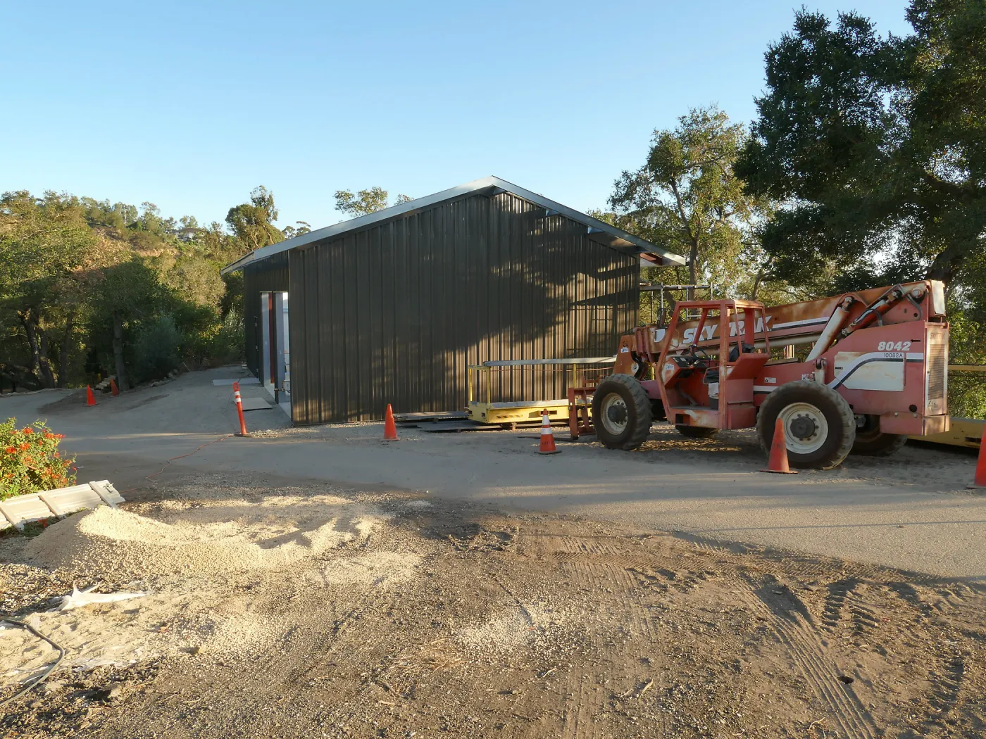 Horticulture Barn Construction, exterior looking southeast