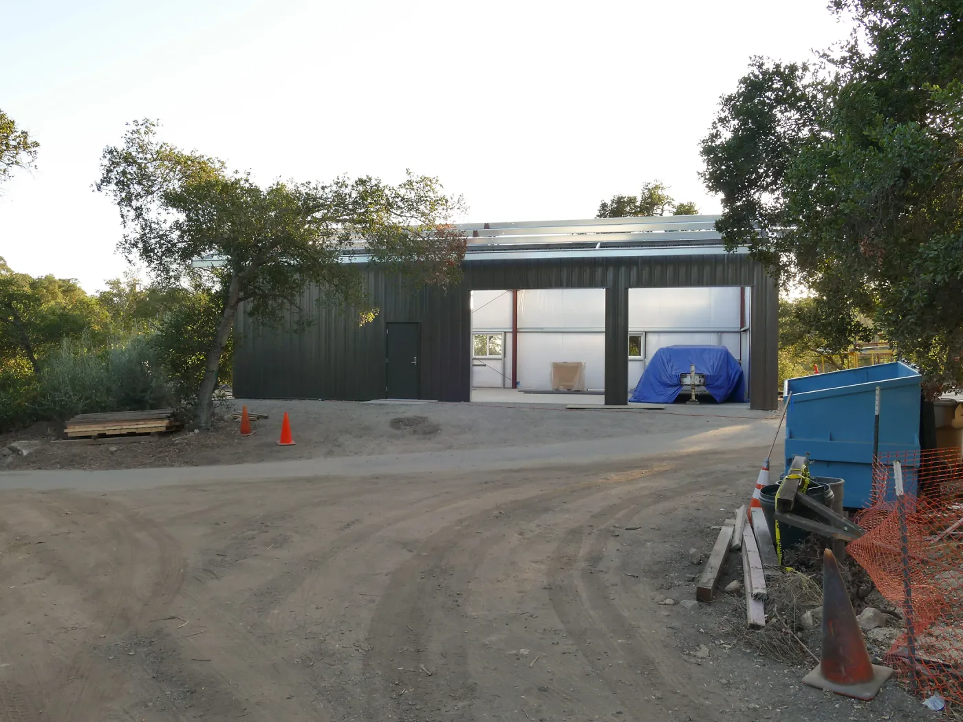 Horticulture Barn Construction, exterior looking southwest