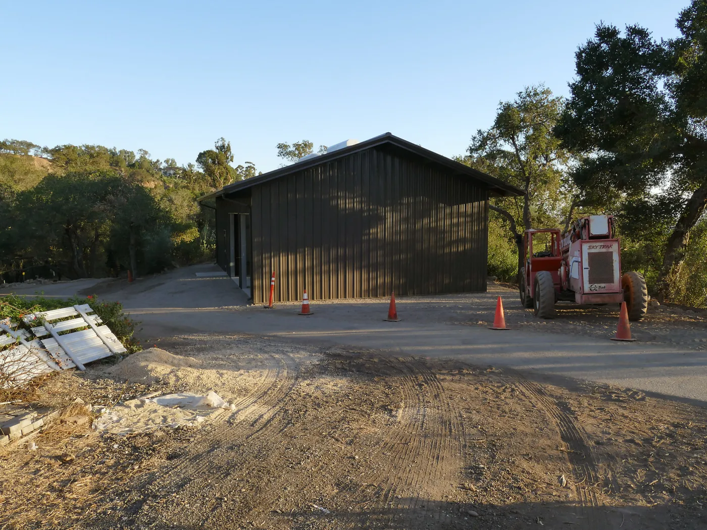 Horticulture Barn Construction, exterior looking southeast