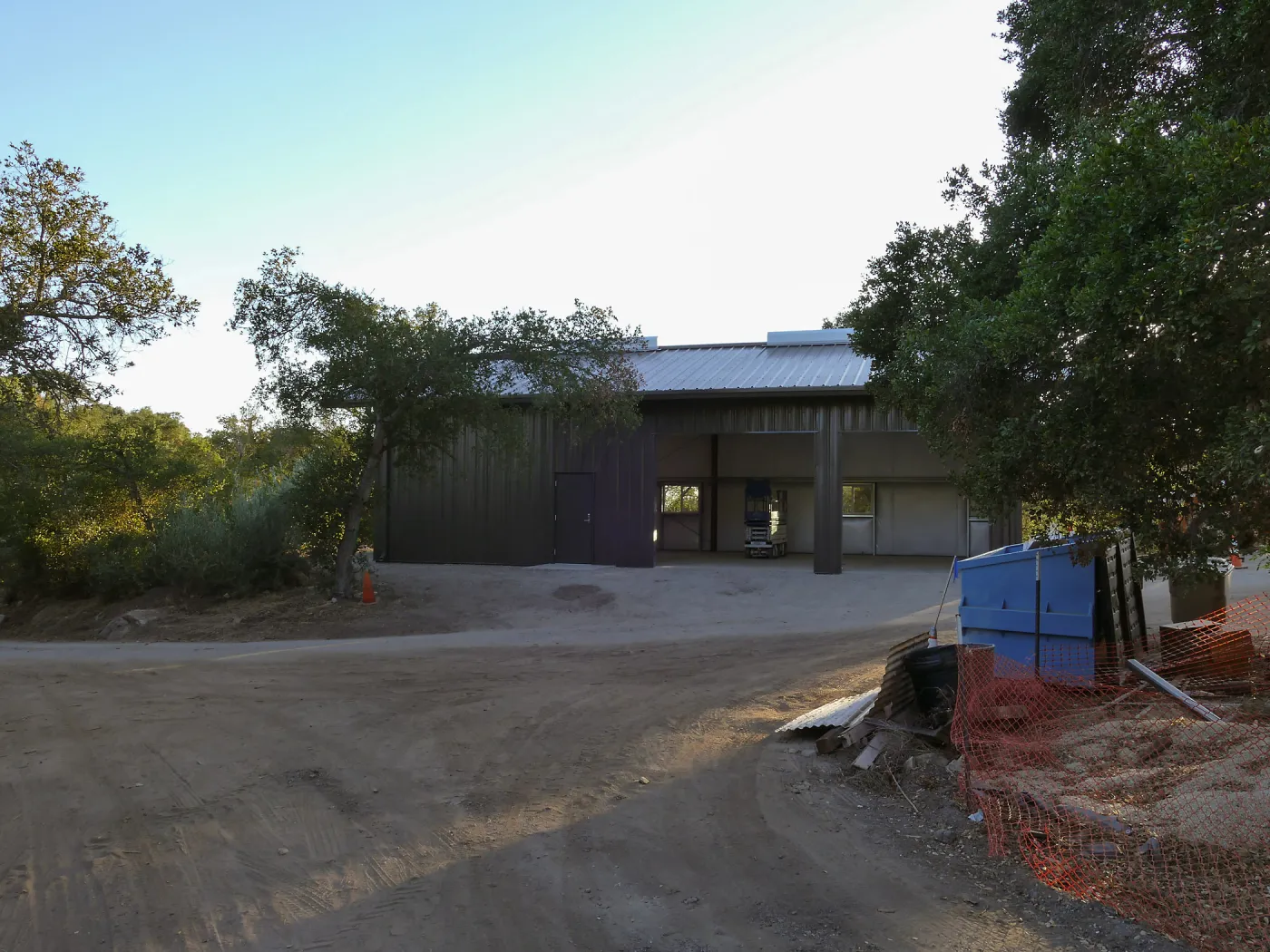 Horticulture Barn Construction, exterior looking southwest