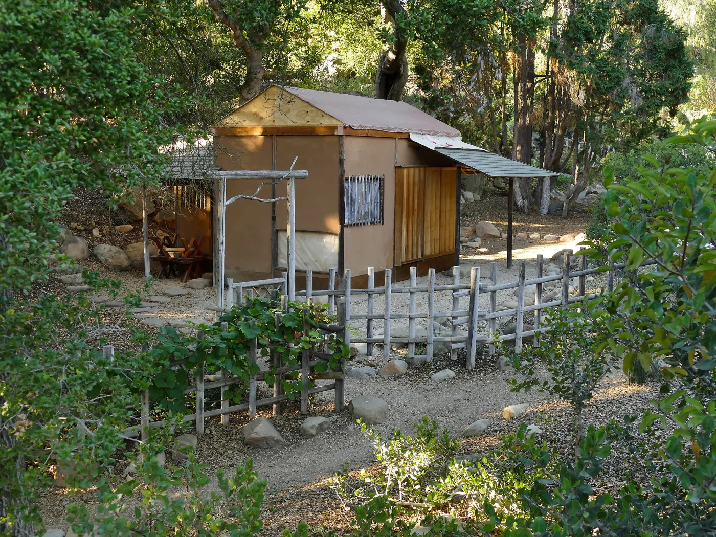 Teahouse & Garden Improvements 2017, looking northwest