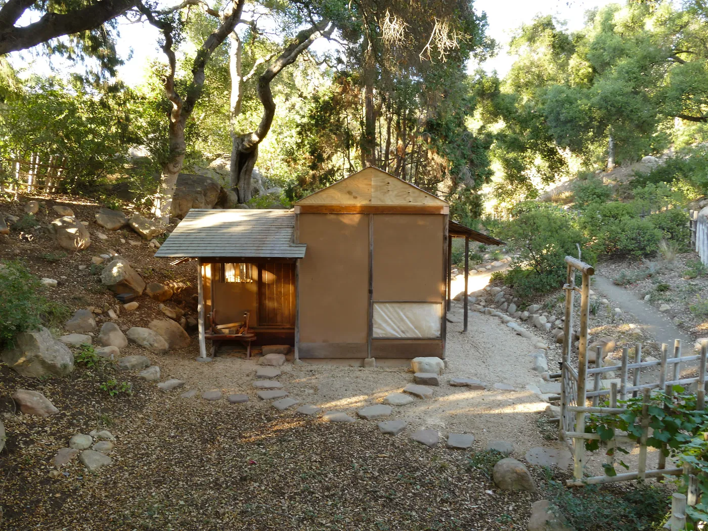Teahouse & Garden Improvements 2017, looking north 