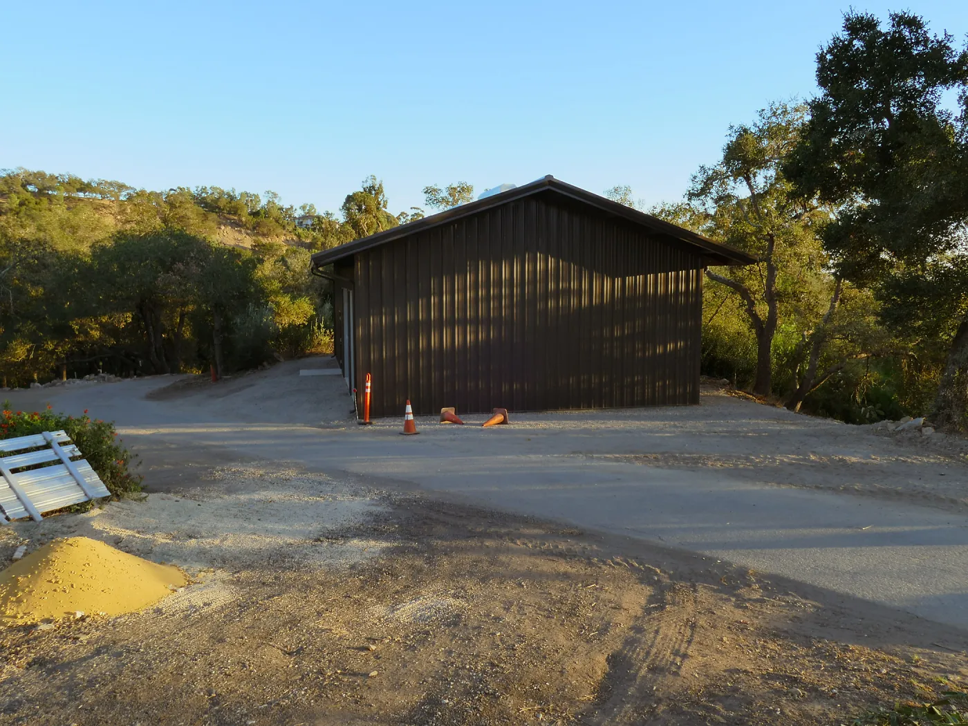 Horticulture Barn Construction, exterior looking southeast