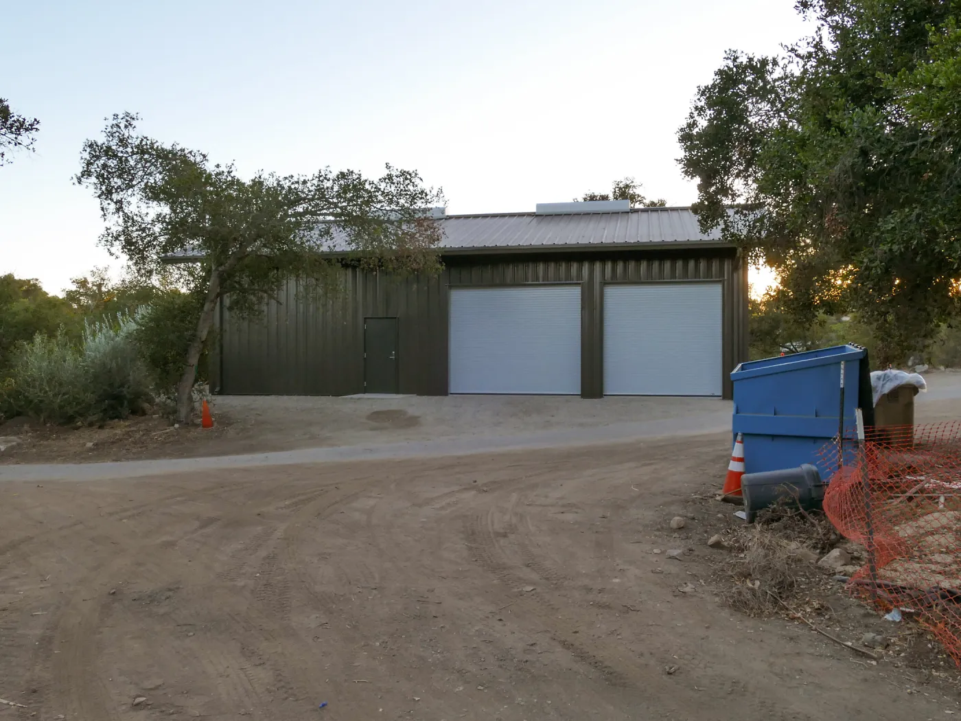 Horticulture Barn Construction, exterior looking southwest