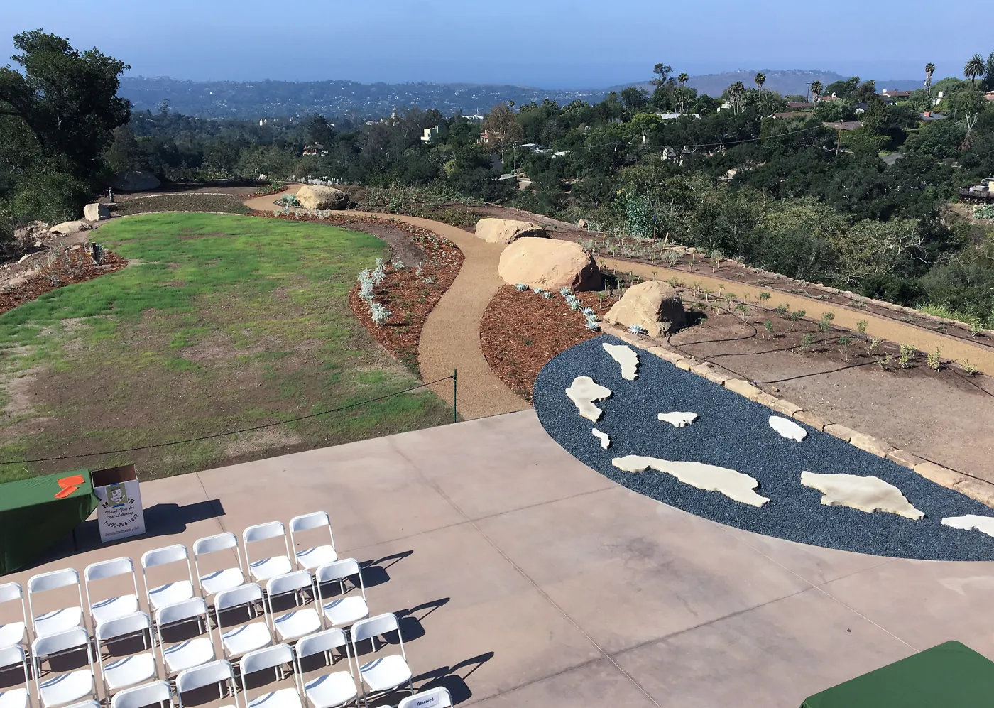 Pritzlaff Conservation Center ribbon cutting, view from south deck