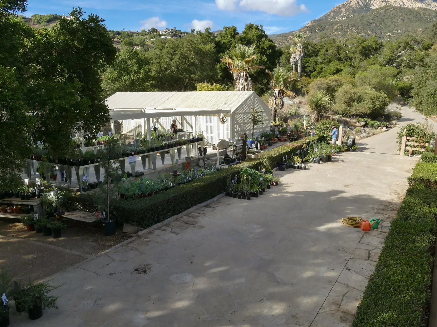New shade structure at Garden Growers Nursery