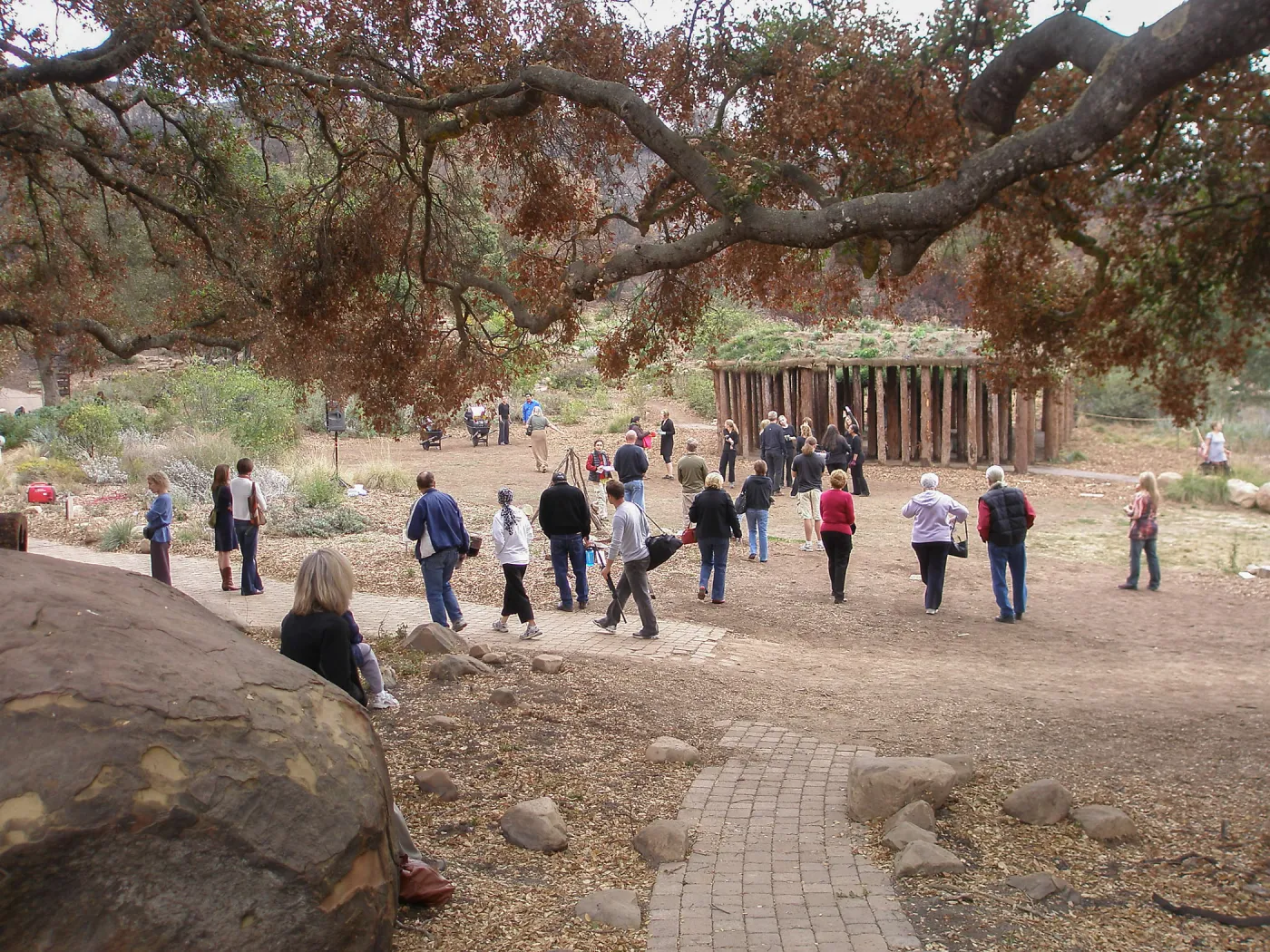 Opening of Labyrinth: Haven sculpture