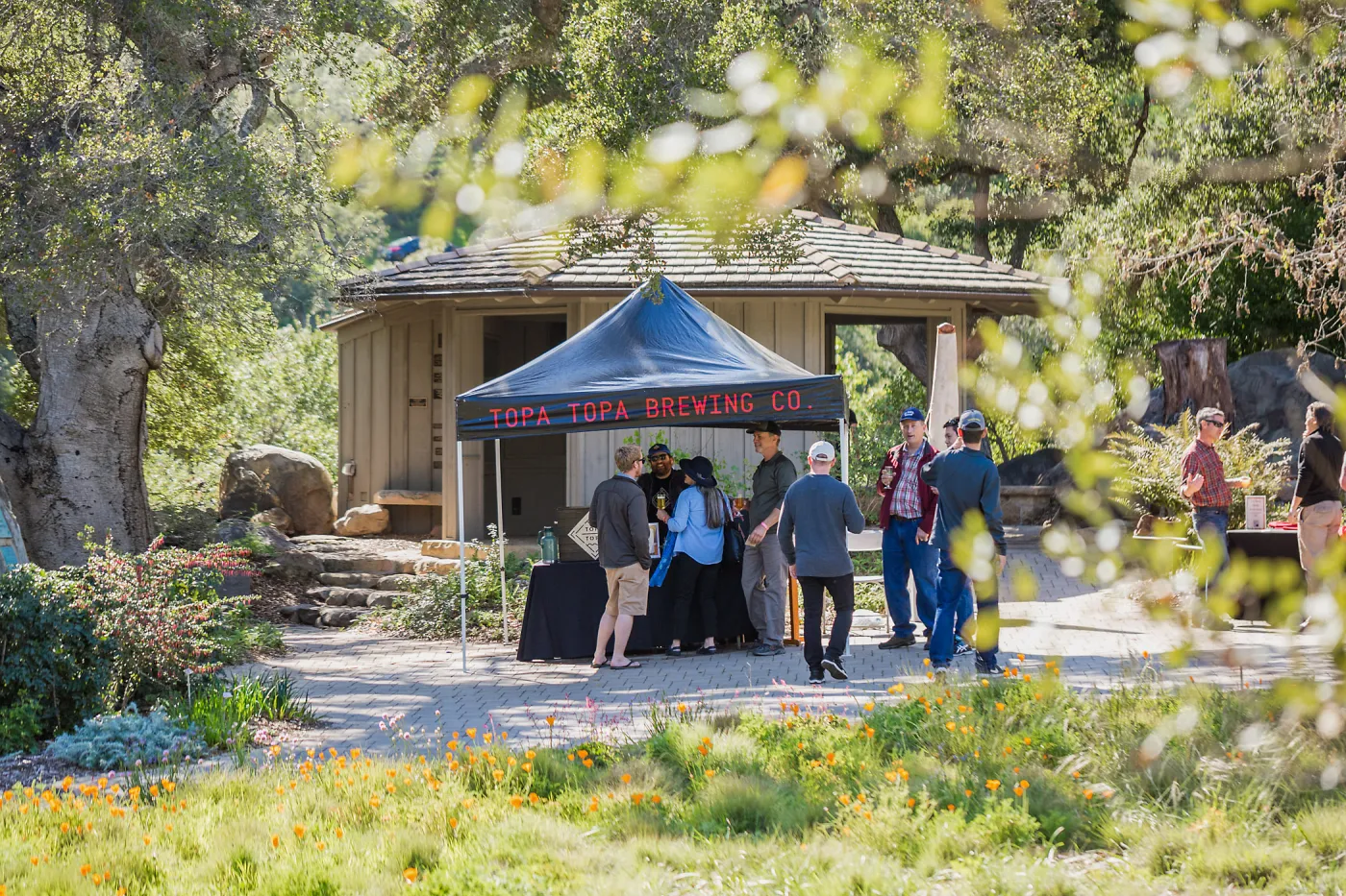 2018 Santa Barbara Beer Garden Event, Topa Topa Brewing Co., Information Kiosk