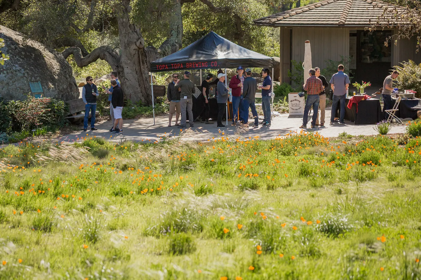 2018 Santa Barbara Beer Garden Event, Topa Topa Brewing Co., Information Kiosk