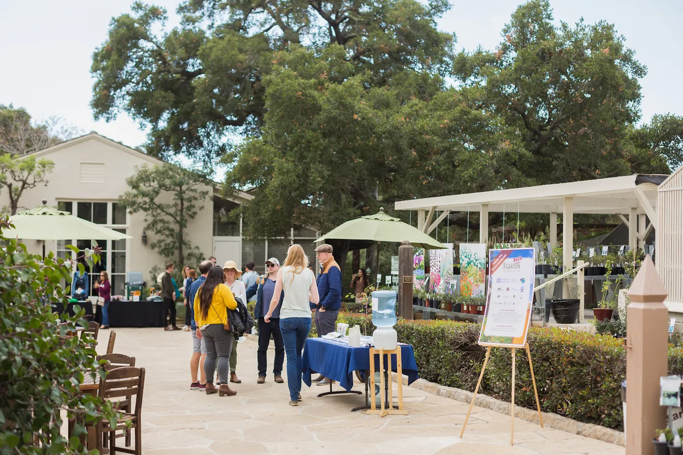 2018 Santa Barbara Beer Garden Event, Courtyard