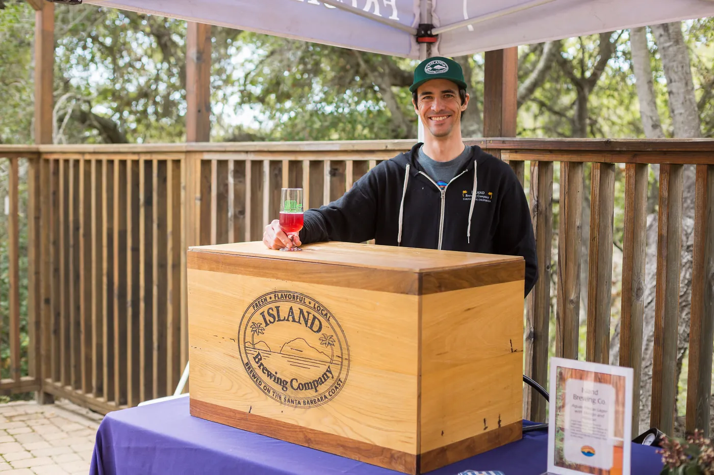 2018 Santa Barbara Beer Garden Event, Island Brewing Company, Arbor Terrace