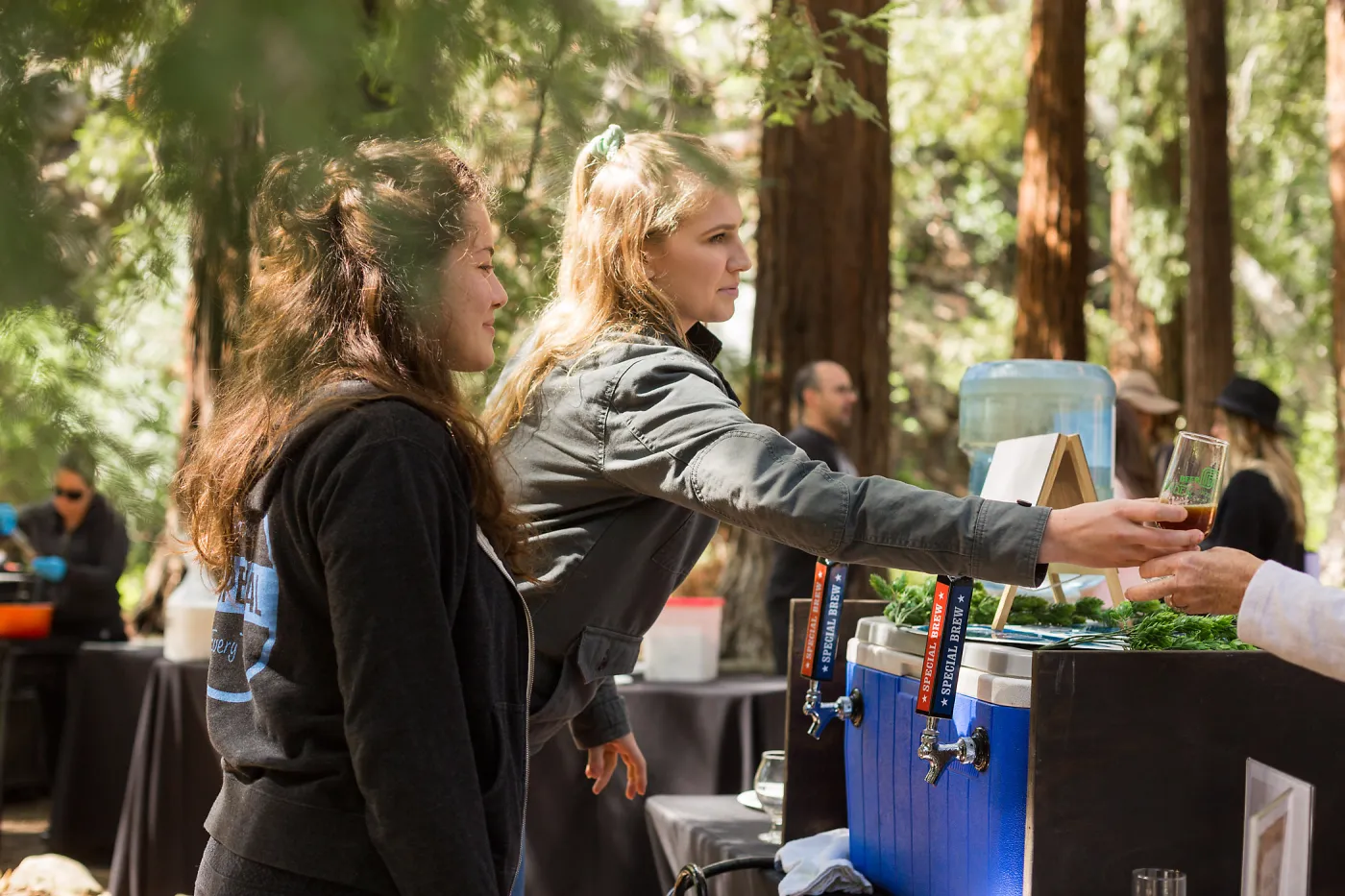 2018 Santa Barbara Beer Garden Event, M Special Brewing Co., Redwood Section