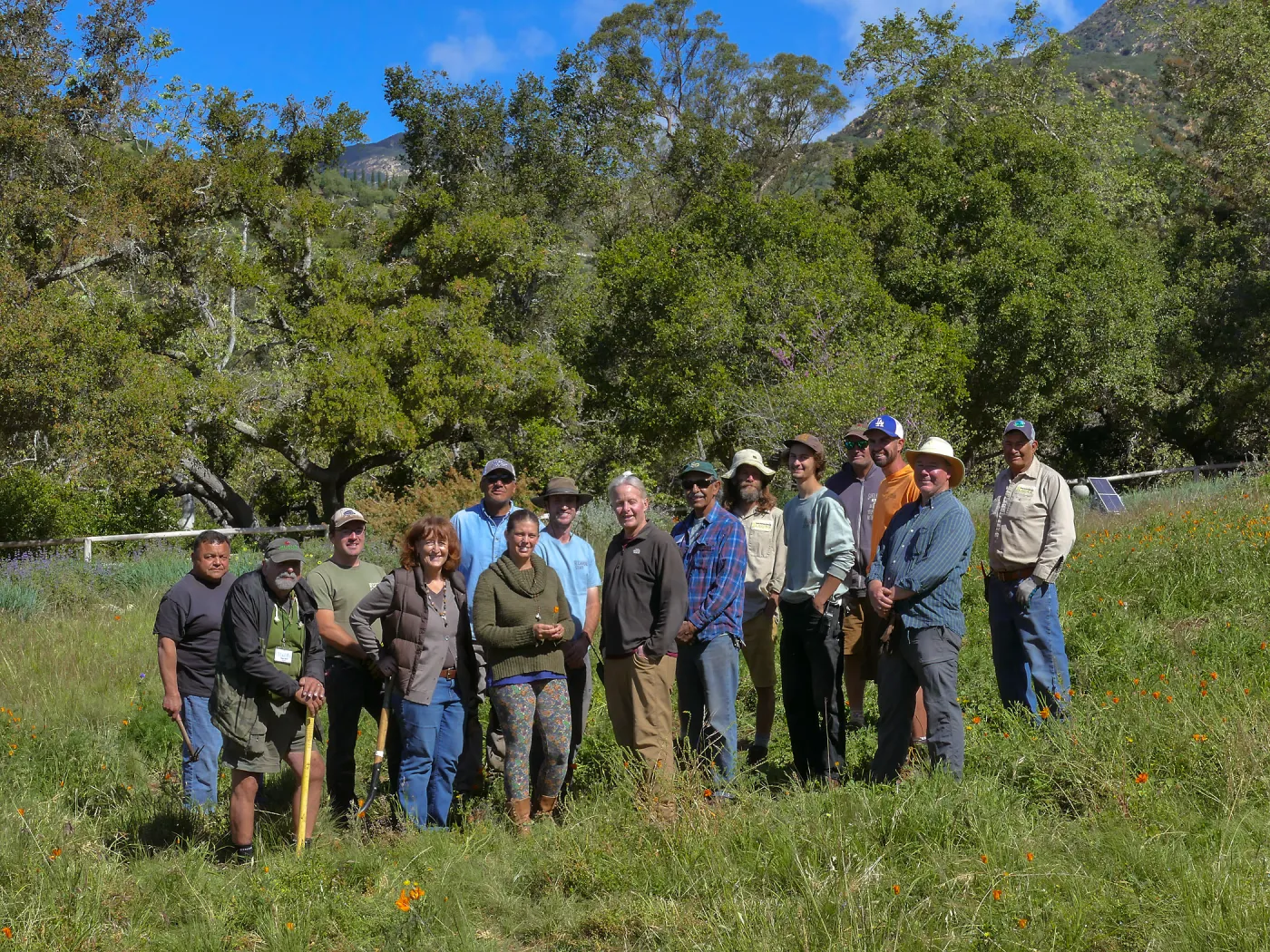 Horticulture staff portrait in the Meadow