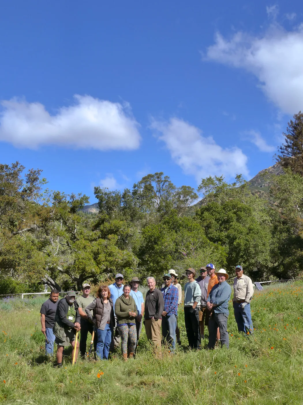 Horticulture staff portrait in the Meadow
