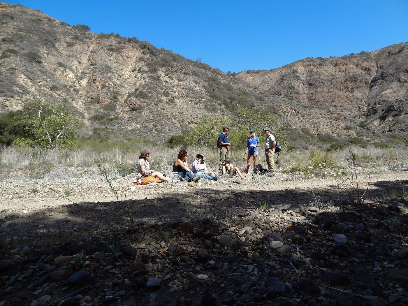 SBBG Staff field trip to Santa Cruz Island, 