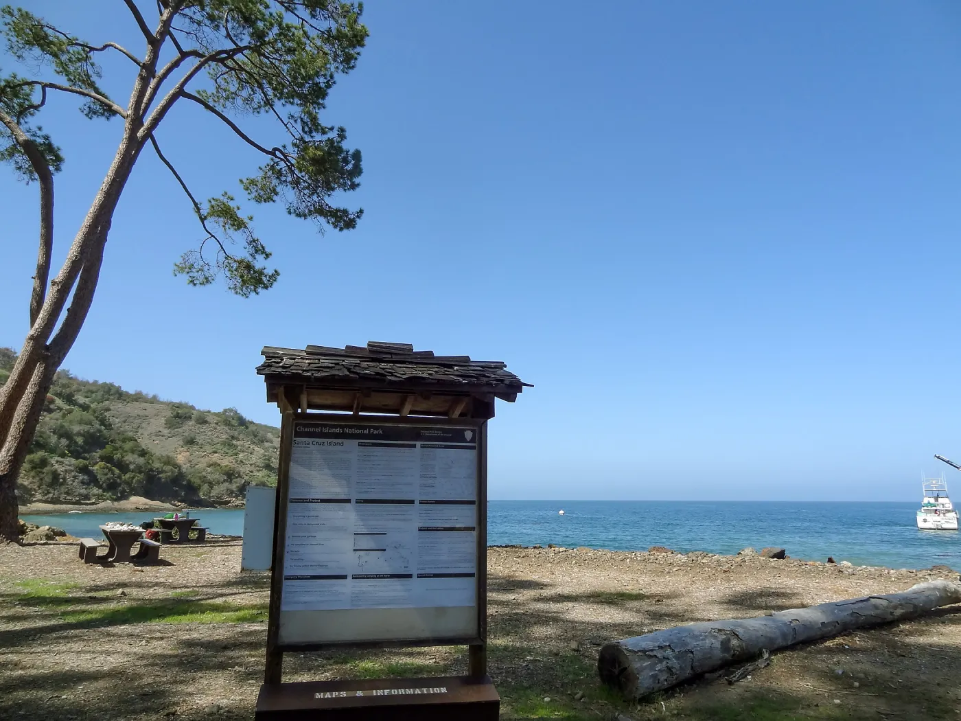 SBBG Staff field trip to Santa Cruz Island, Prisoners Harbor