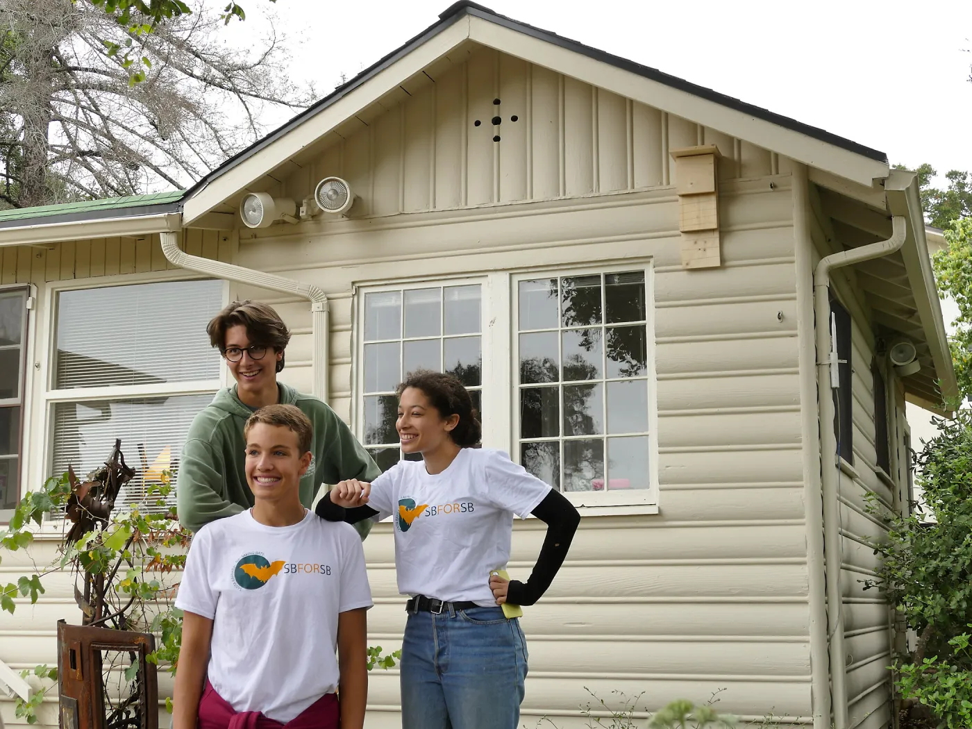 SBHS AP Environmental Science student provided bat house installation