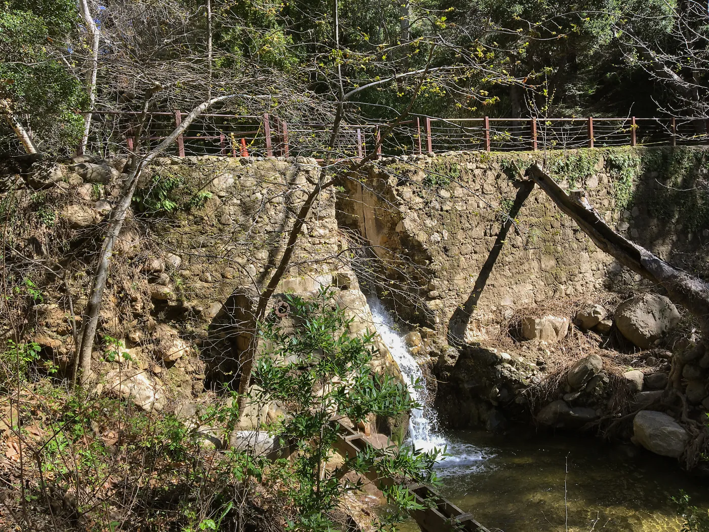 Mission Dam after the January 20 rainstorm