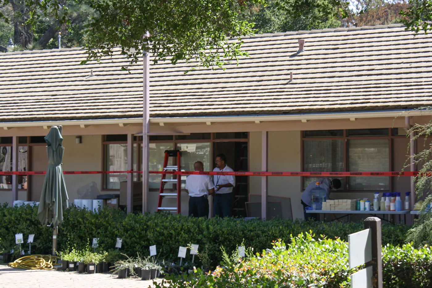 Belfor disaster response team members after Jesusita Fire