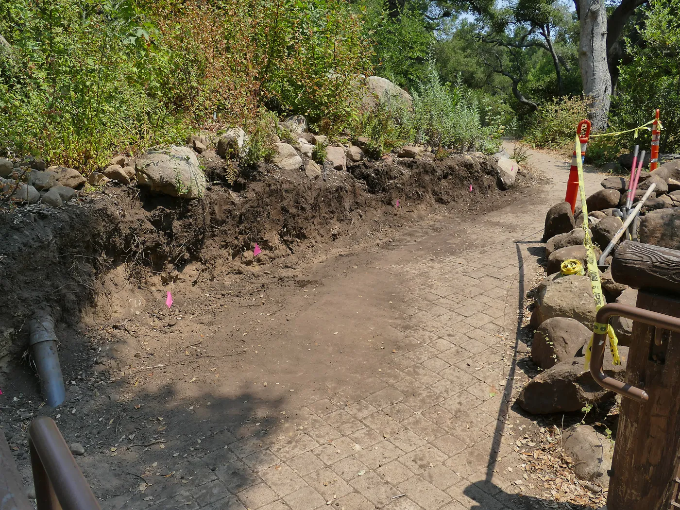 Campbell Trail widening at Campbell Bridge