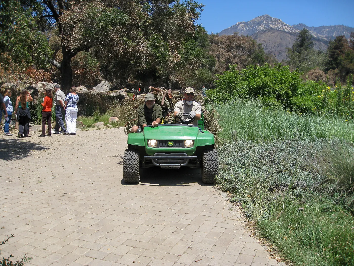 Construction of Herb Parker's â€˜Haven' labyrinth