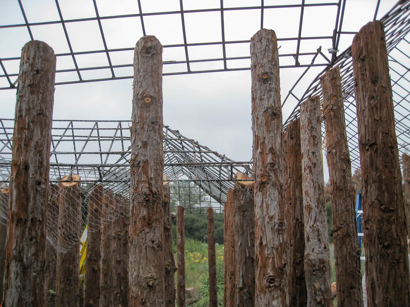 Construction of Herb Parker's â€˜Haven' labyrinth