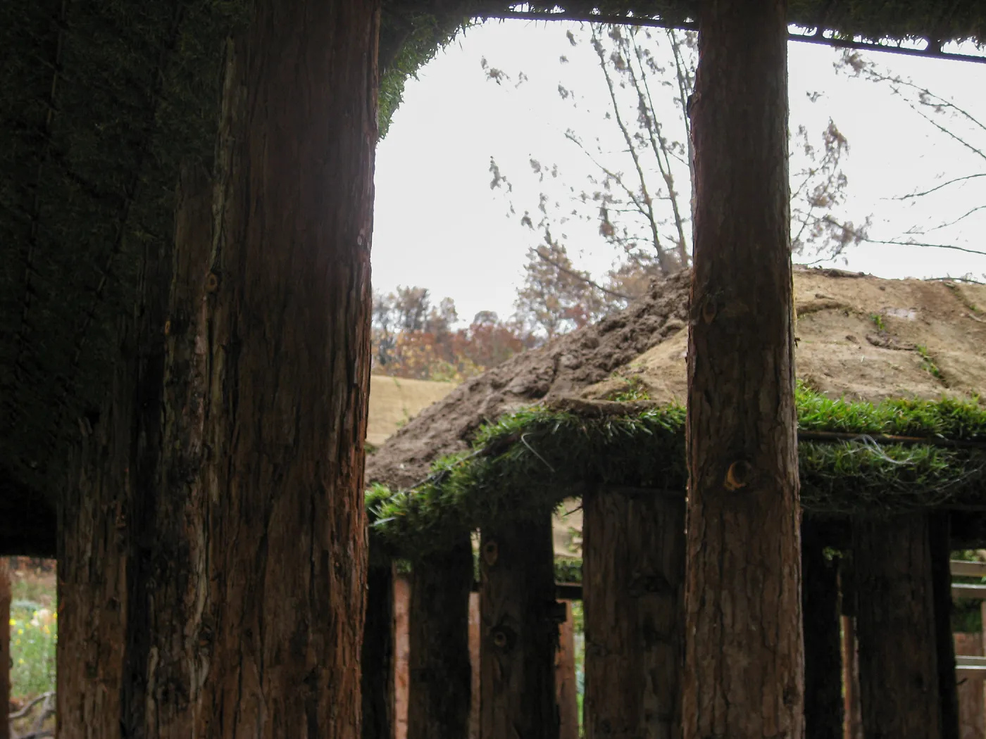 Construction of Herb Parker's â€˜Haven' labyrinth