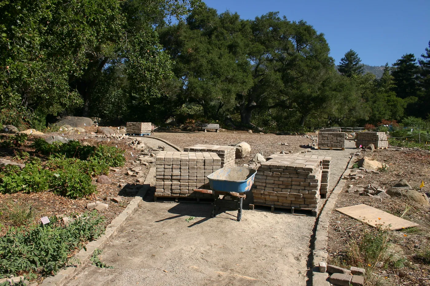 Paver installation at Meadow Oaks
