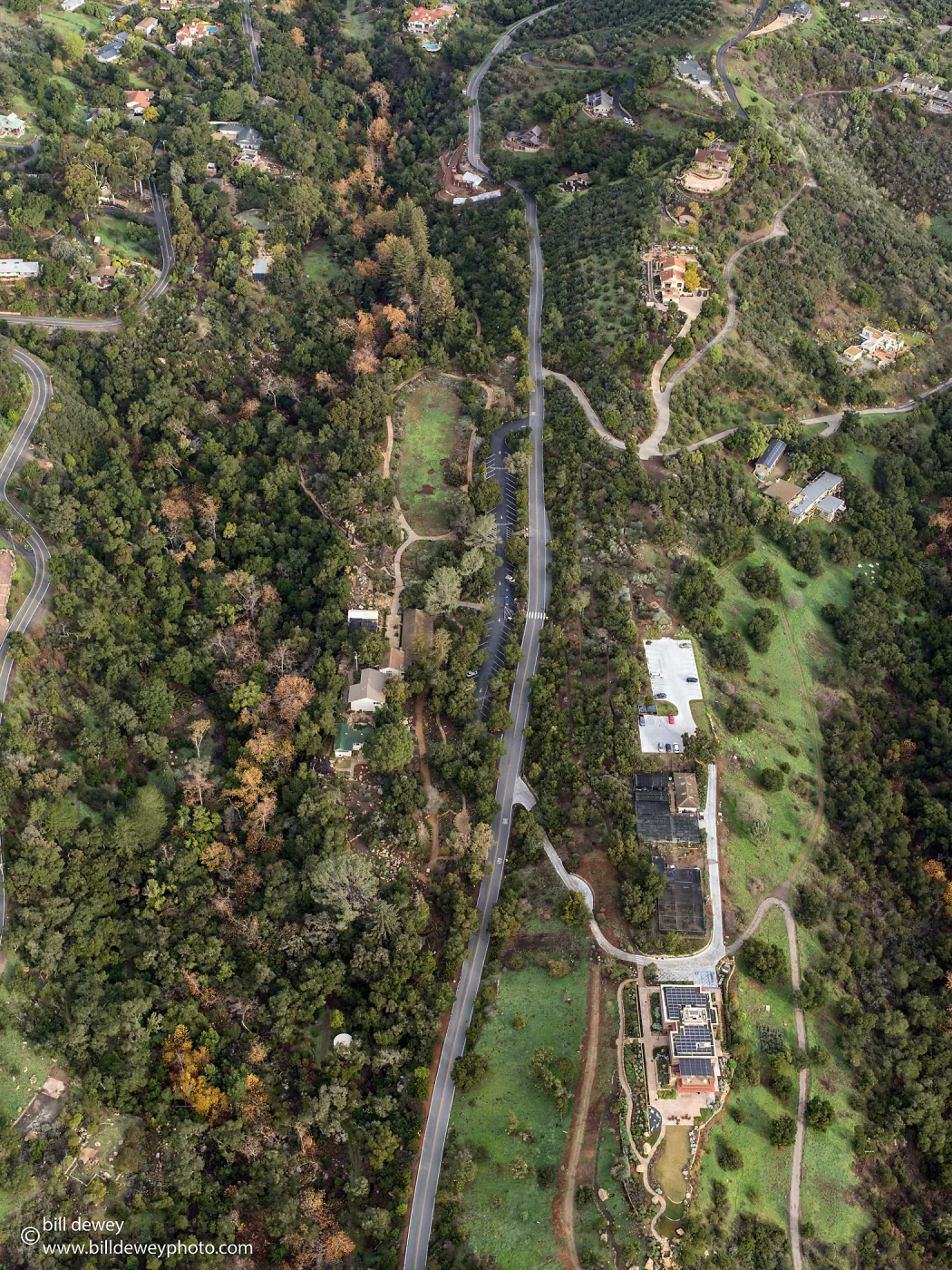 Aerial view of the Garden