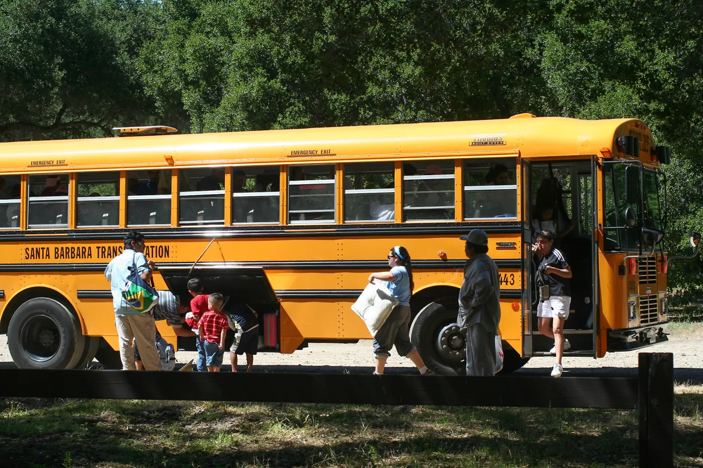 FamCamp 2006, Families arrive at campsite
