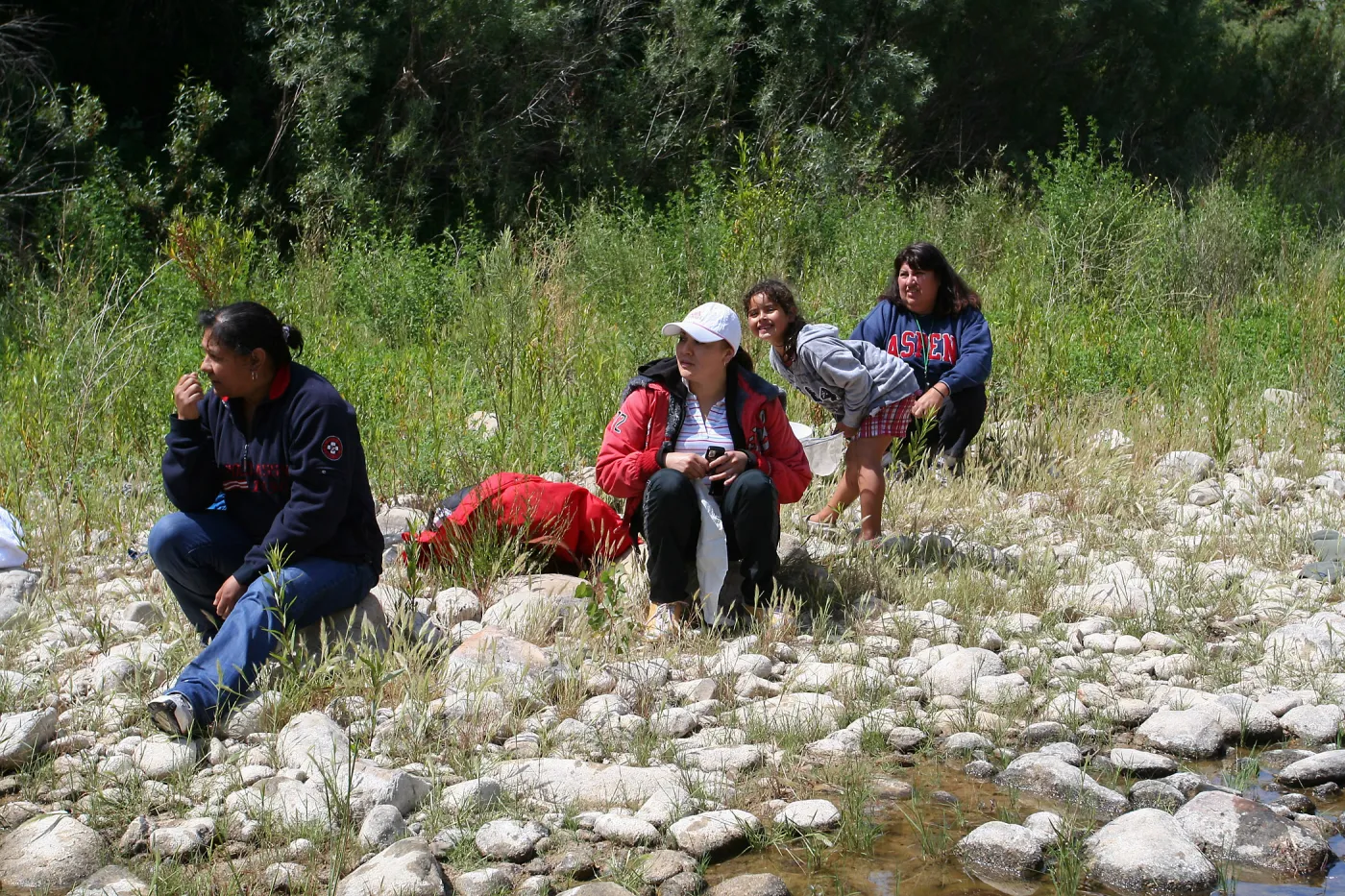 FamCamp 2009, Nature exploration at the river